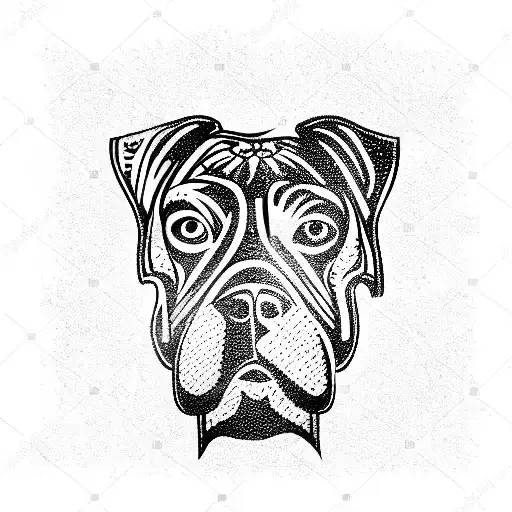 boxer tattoo design idea