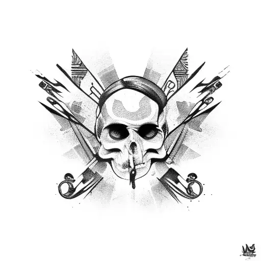 Perfectly Broken Beautifully Insane  tattoo design idea