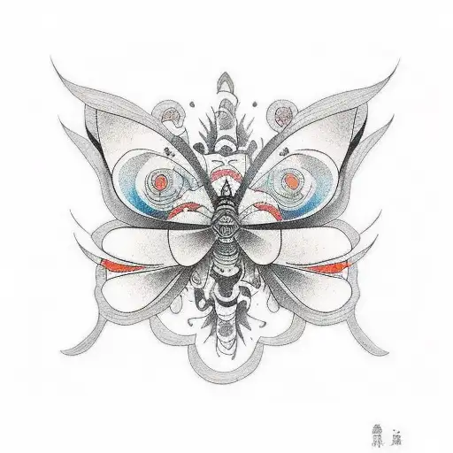 mariposa tattoo design idea