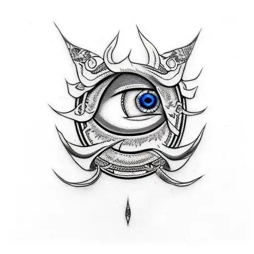 Evil Eye tattoo design idea