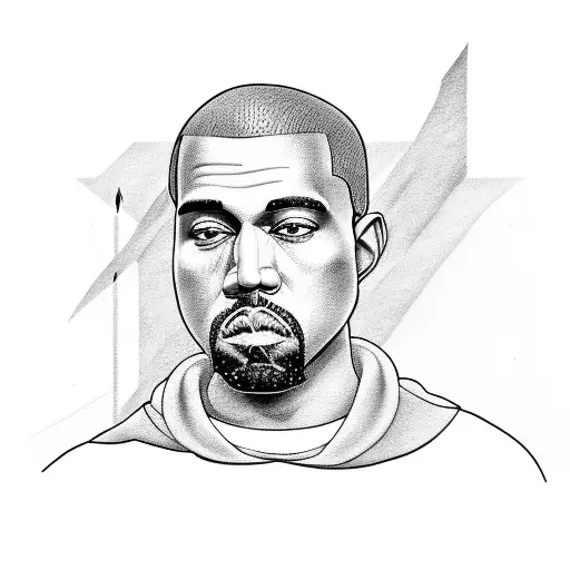 kanye west tattoo design idea