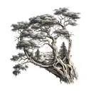 tree world tattoo tattoo design idea