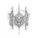 mayas tattoo design idea