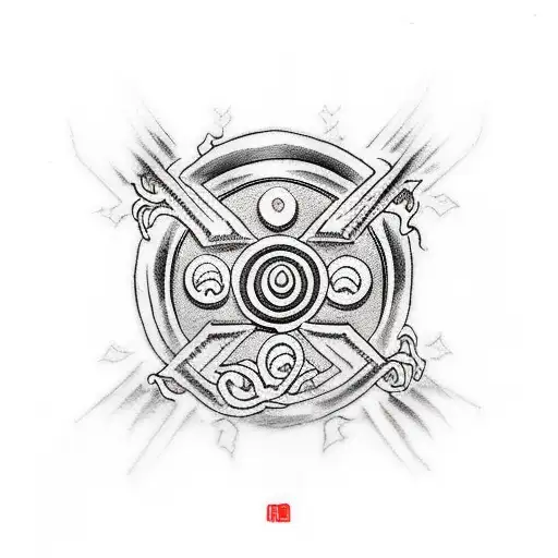 spartanian, dragon ball z, motorcycle, runes tattoo design idea