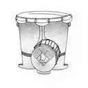 drummer  tattoo design idea