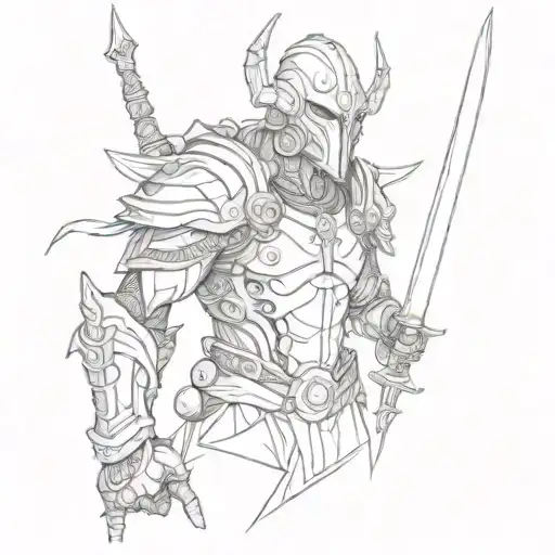 lymphoma warrior tattoo design idea