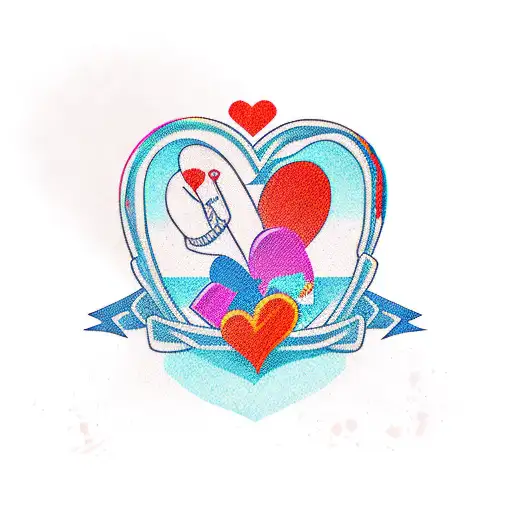 heartbreak  tattoo design idea