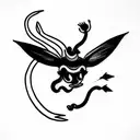 mushu tattoo design idea