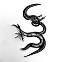 mushu tattoo design idea