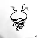 mushu tattoo design idea