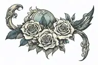 justin bieber song incorporated within the design tattoo design idea