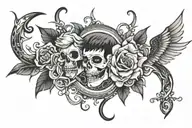 justin bieber song incorporated within the design tattoo design idea