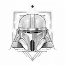 mandolorian, starwars tattoo design idea