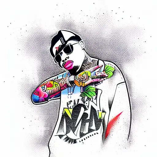 hip hop tattoo design idea