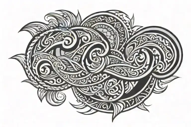 Guam seal tribal band tattoo tattoo design idea