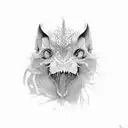 growing sideways tattoo design idea