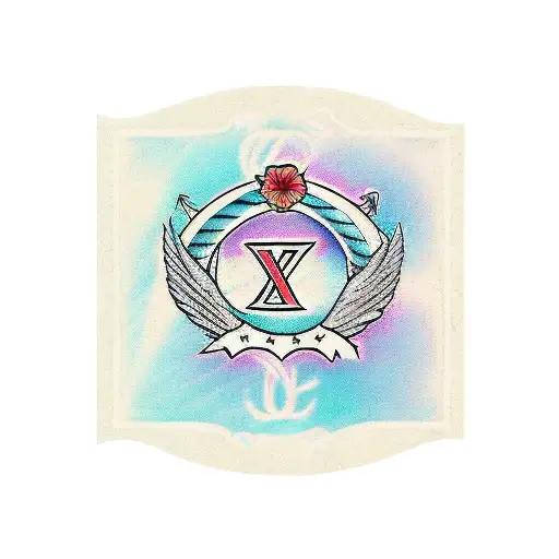 text "Avril" tattoo design idea