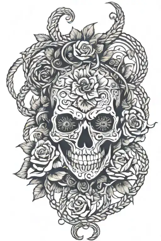 bondage tattoo design idea