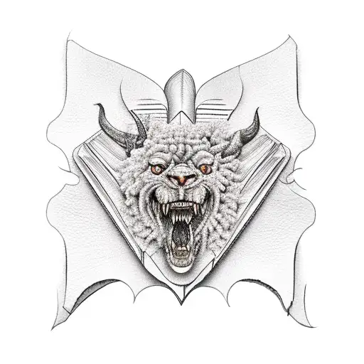 leather bound books tattoo design idea