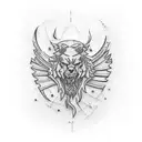 leather bound books tattoo design idea