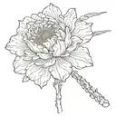 Korean tattoo design idea