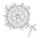 Korean tattoo design idea