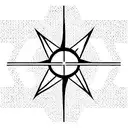 sun moon star geometric long vertical dainty tattoo design idea