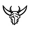 devil horns tattoo design idea