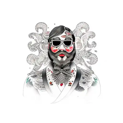 Trash Polka Bray Wyatt tattoo design idea