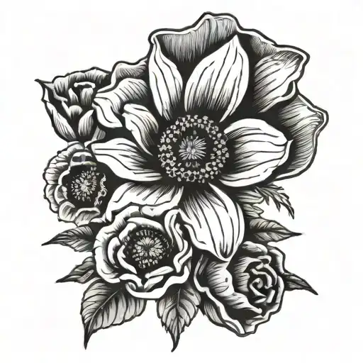 british army soldier and poppys  tribute  tattoo design idea