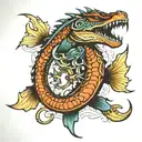 leviathan  tattoo design idea