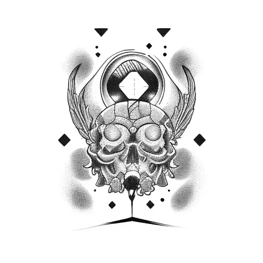 xícara de café esmaltada tattoo design idea