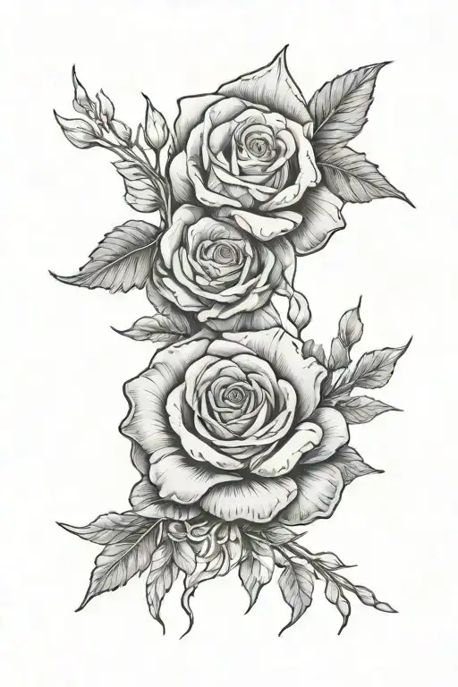 strength and fragile tattoo design idea
