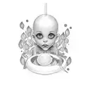 infertility journey tattoo design idea