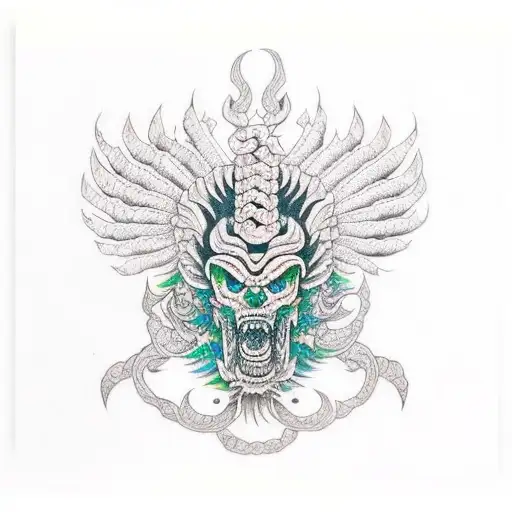 KUKULKAN tattoo design idea