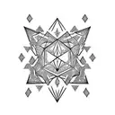 Diamond tattoo design idea