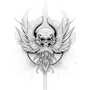 icarus tattoo design idea