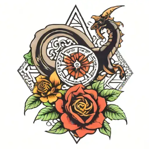 taurus, Scorpio, and Virgo tattoo design idea