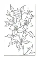 sweet William Morris art tattoo design idea