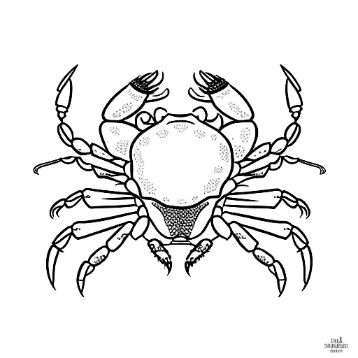 crab tattoo design idea