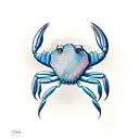 crab tattoo design idea
