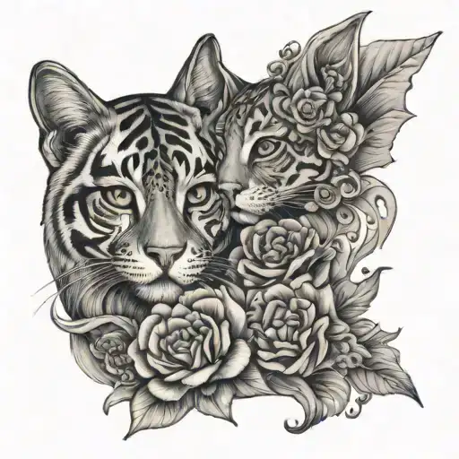 names: mom dad Lila Arya tattoo design idea