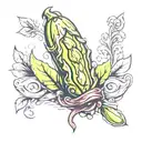 pickle tattoo design idea