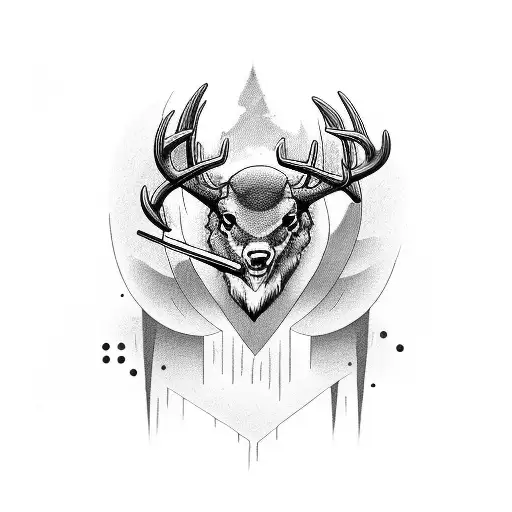 hobbies i enjoy are shooting bucks, ju jitsu, and rock climbing tattoo design idea