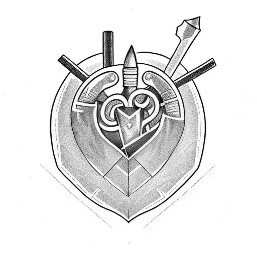 Heart Knife betrayal tattoo design idea