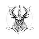 baphomet tattoo design idea