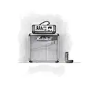 Marshall AMP whit a  Gibson guitar tattoo design idea