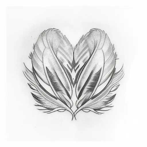 Feathers, wing, Eagle. Forearm tattoo design idea