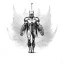 avenging angel  tattoo design idea