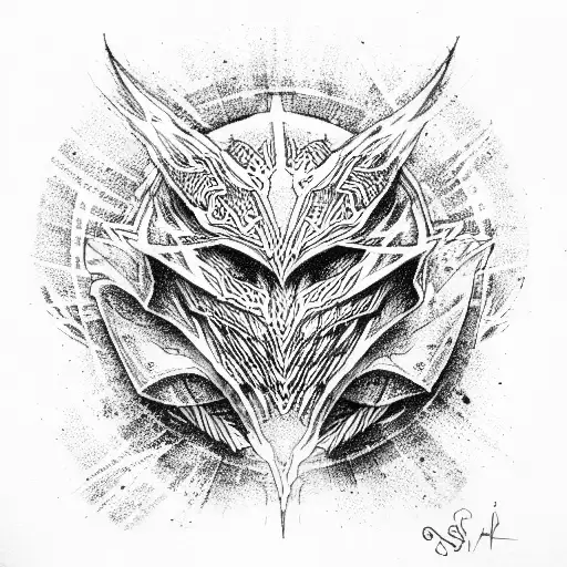 azrael tattoo design idea